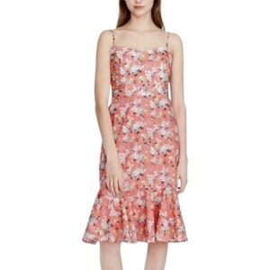 J.Crew NWT Ruffle-Hem Midi Dress in Liberty® Josephine Floral Size 12